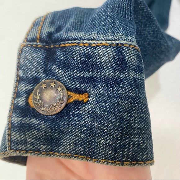 Free People Denim Jacket Small - Picture 6 of 8